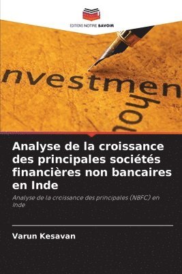 bokomslag Analyse de la croissance des principales socits financires non bancaires en Inde