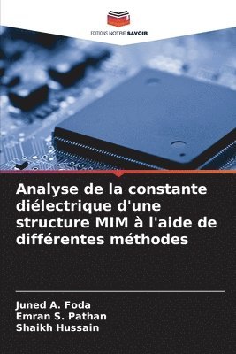 bokomslag Analyse de la constante dilectrique d'une structure MIM  l'aide de diffrentes mthodes