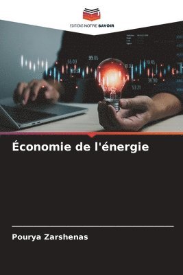 bokomslag conomie de l'nergie