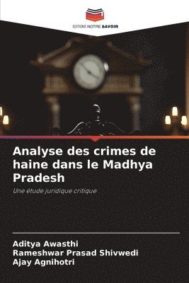 bokomslag Analyse des crimes de haine dans le Madhya Pradesh