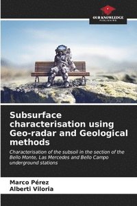 bokomslag Subsurface characterisation using Geo-radar and Geological methods