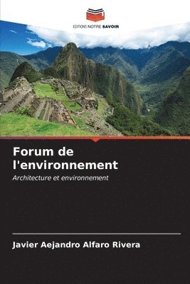 bokomslag Forum de l'environnement