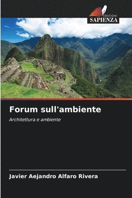 bokomslag Forum sull'ambiente