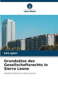 bokomslag Grundstze des Gesellschaftsrechts in Sierra Leone