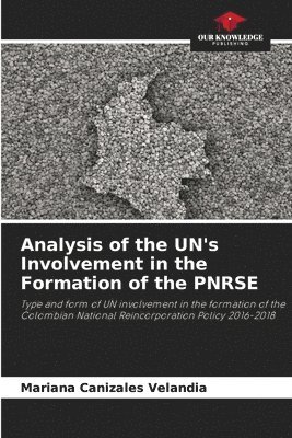 Analysis of the UN's Involvement in the Formation of the PNRSE 1