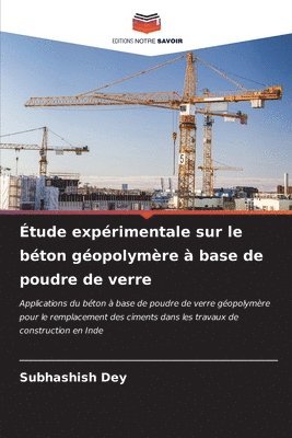 bokomslag tude exprimentale sur le bton gopolymre  base de poudre de verre