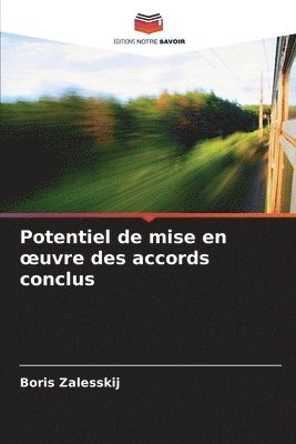 bokomslag Potentiel de mise en oeuvre des accords conclus