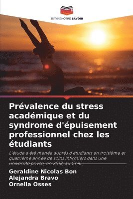 bokomslag Prvalence du stress acadmique et du syndrome d'puisement professionnel chez les tudiants