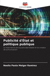 bokomslag Publicit d'tat et politique publique