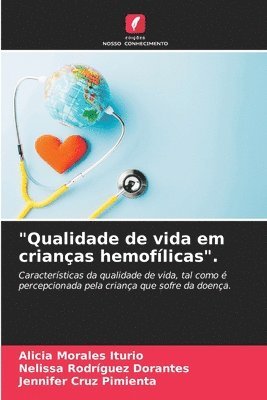 bokomslag &quot;Qualidade de vida em crianas hemoflicas&quot;.