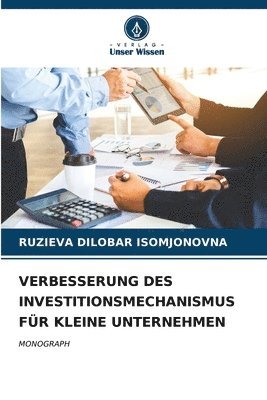 bokomslag Verbesserung Des Investitionsmechanismus Fr Kleine Unternehmen