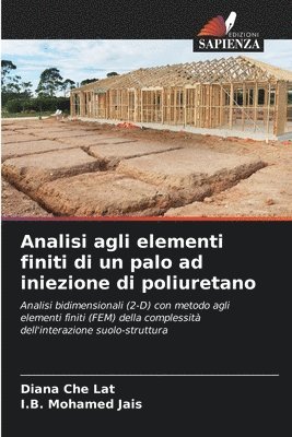 bokomslag Analisi agli elementi finiti di un palo ad iniezione di poliuretano