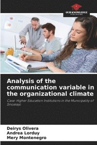 bokomslag Analysis of the communication variable in the organizational climate