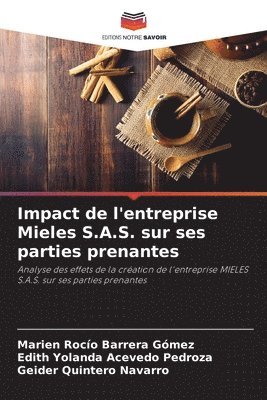 bokomslag Impact de l'entreprise Mieles S.A.S. sur ses parties prenantes