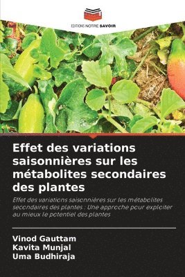 bokomslag Effet des variations saisonnires sur les mtabolites secondaires des plantes