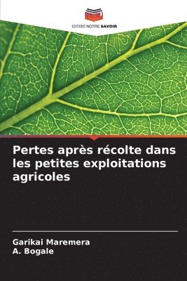 bokomslag Pertes aprs rcolte dans les petites exploitations agricoles