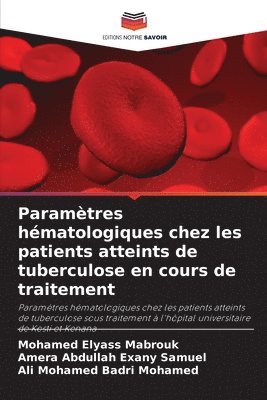 Paramtres hmatologiques chez les patients atteints de tuberculose en cours de traitement 1