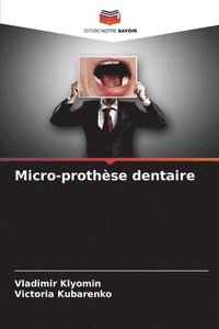 bokomslag Micro-prothse dentaire