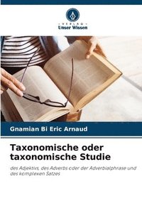 bokomslag Taxonomische oder taxonomische Studie