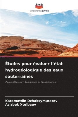 bokomslag tudes pour valuer l'tat hydrogologique des eaux souterraines