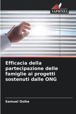 bokomslag Efficacia della partecipazione delle famiglie ai progetti sostenuti dalle ONG