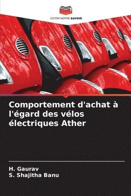 Comportement d'achat  l'gard des vlos lectriques Ather 1