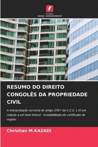 bokomslag Resumo Do Direito Congols Da Propriedade Civil