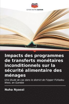 bokomslag Impacts des programmes de transferts montaires inconditionnels sur la scurit alimentaire des mnages