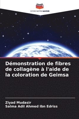 Dmonstration de fibres de collagne  l'aide de la coloration de Geimsa 1