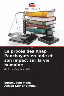 bokomslag Le procs des Khap Panchayats en Inde et son impact sur la vie humaine