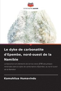 bokomslag Le dyke de carbonatite d'Epembe, nord-ouest de la Namibie