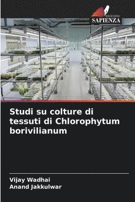 Studi su colture di tessuti di Chlorophytum borivilianum 1