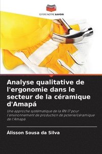 bokomslag Analyse qualitative de l'ergonomie dans le secteur de la cramique d'Amap
