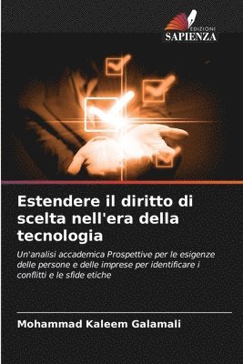 bokomslag Estendere il diritto di scelta nell'era della tecnologia