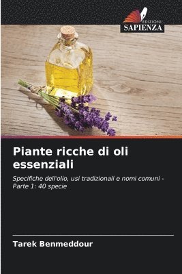 bokomslag Piante ricche di oli essenziali