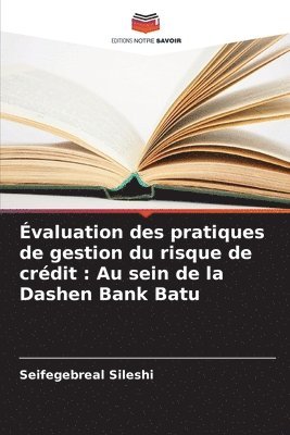 bokomslag valuation des pratiques de gestion du risque de crdit