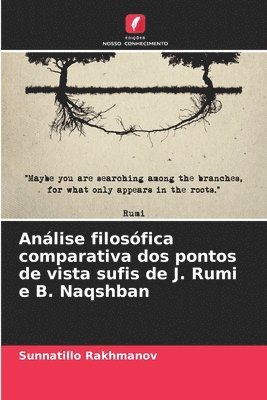 bokomslag Anlise filosfica comparativa dos pontos de vista sufis de J. Rumi e B. Naqshban