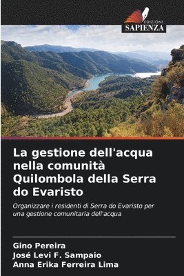 La gestione dell'acqua nella comunit Quilombola della Serra do Evaristo 1