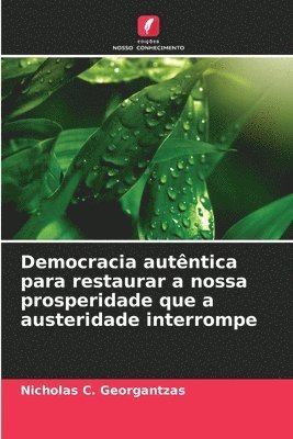 bokomslag Democracia autntica para restaurar a nossa prosperidade que a austeridade interrompe