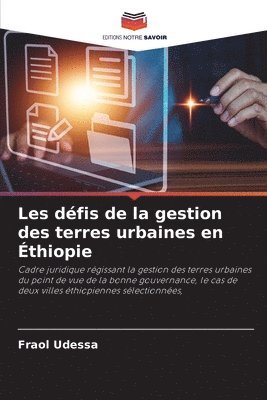 bokomslag Les dfis de la gestion des terres urbaines en thiopie