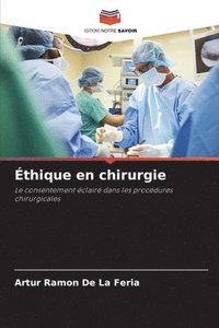 bokomslag thique en chirurgie