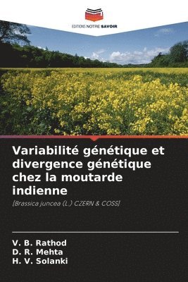 Variabilit gntique et divergence gntique chez la moutarde indienne 1