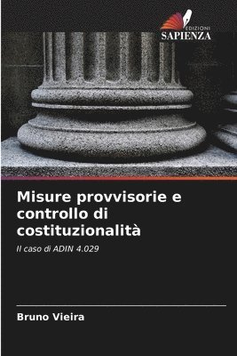 Misure provvisorie e controllo di costituzionalit 1