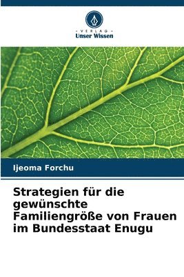 bokomslag Strategien fr die gewnschte Familiengre von Frauen im Bundesstaat Enugu