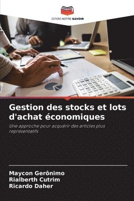 bokomslag Gestion des stocks et lots d'achat conomiques