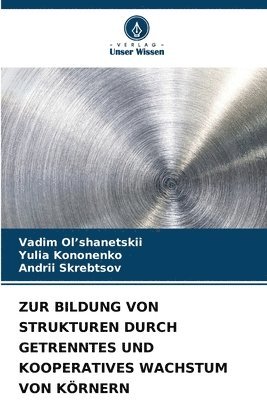 bokomslag Zur Bildung Von Strukturen Durch Getrenntes Und Kooperatives Wachstum Von Körnern