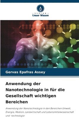 bokomslag Anwendung der Nanotechnologie in fr die Gesellschaft wichtigen Bereichen