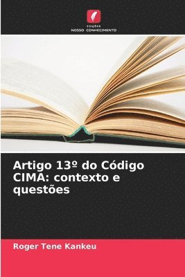 Artigo 13 do Cdigo CIMA 1