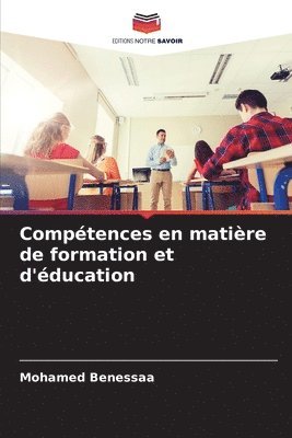 bokomslag Comptences en matire de formation et d'ducation