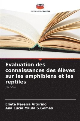 bokomslag valuation des connaissances des lves sur les amphibiens et les reptiles